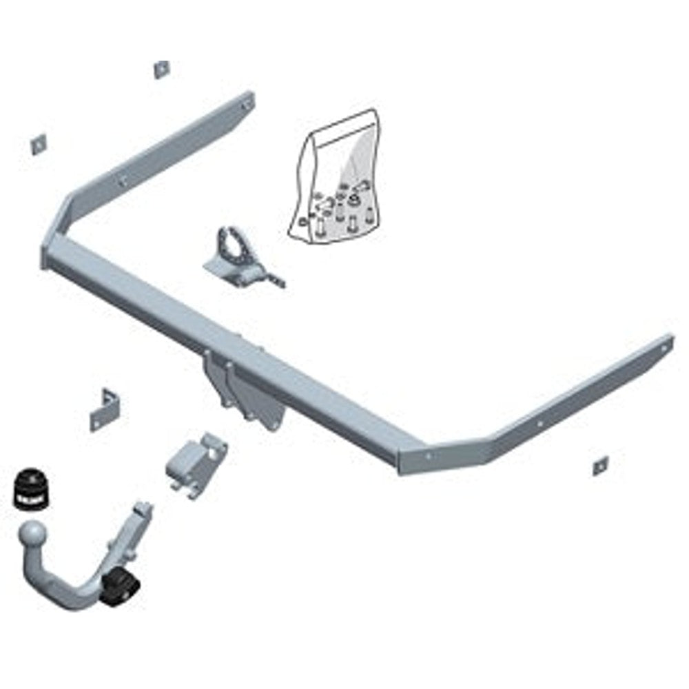 Ford Focus III Detachable Towbar Wiring Harness Included (2010-2018)