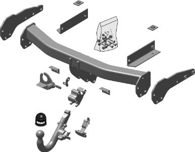JEEP GRAND CHEROKEE IV (WK, WK2)  Detachable towbar  Wiring Harness Included
