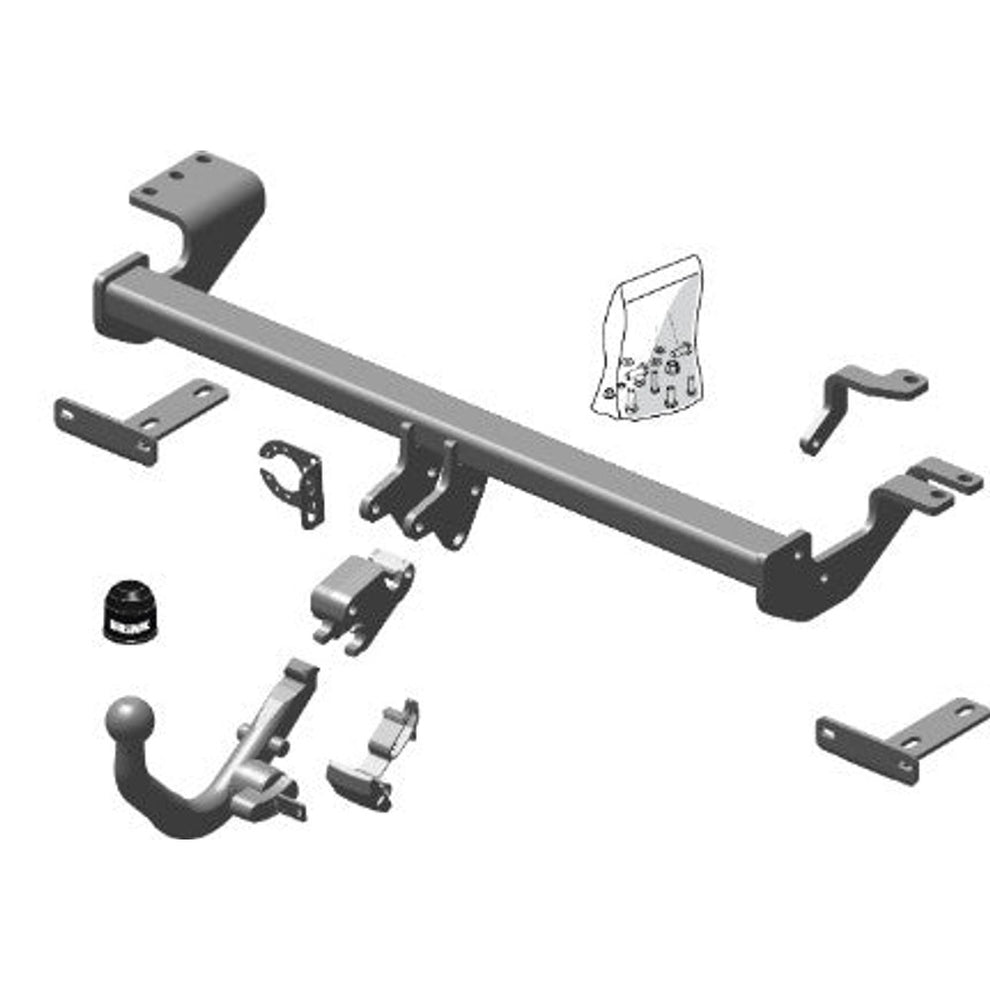 Ssangyong Korando (Ck) Detachable Towbar Wiring Harness Included (2010-Current)