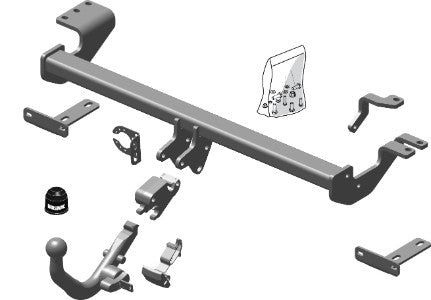 SSANGYONG KORANDO (CK)  Detachable towbar  Wiring Harness Included