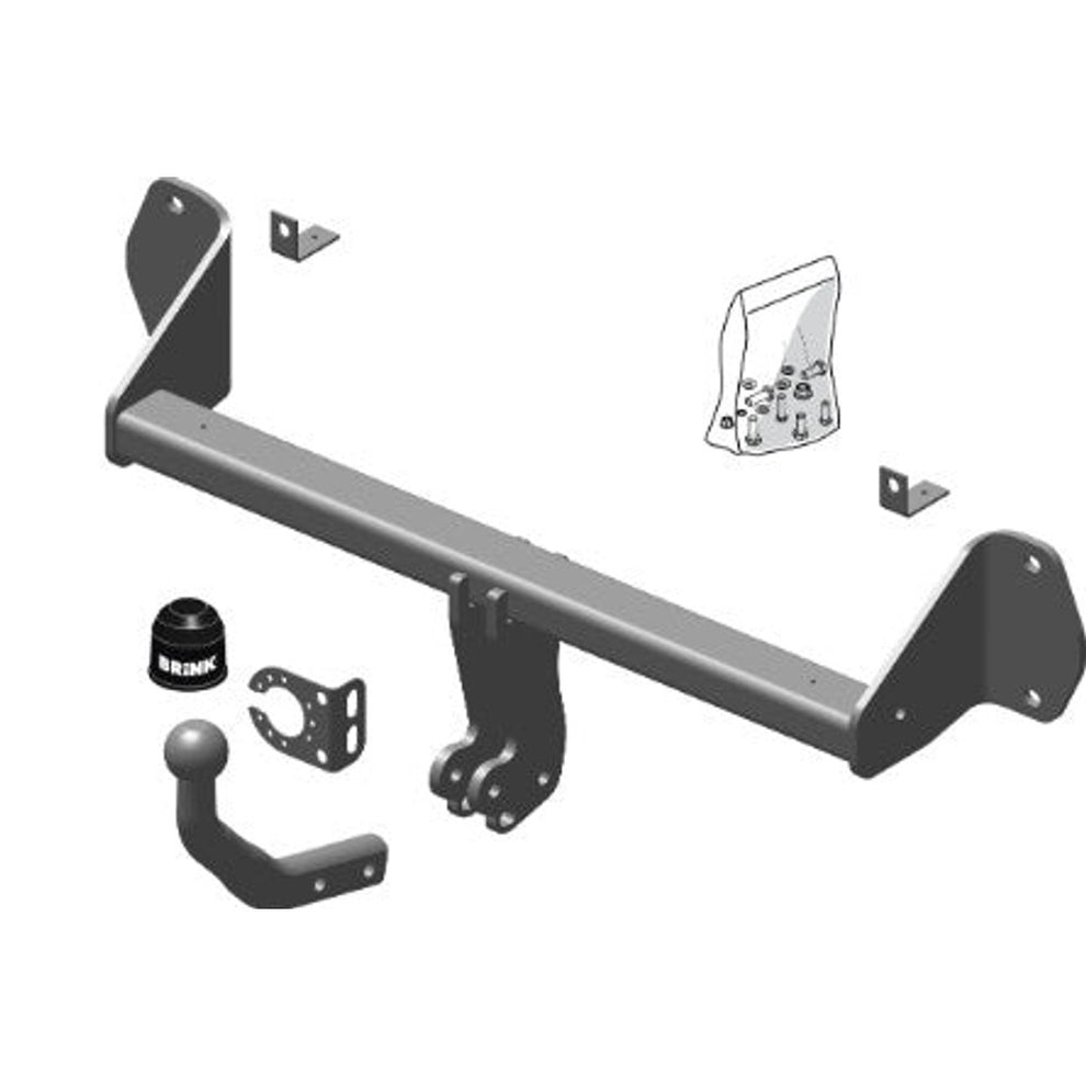 BMW 1 (F21) Brink Swan Neck (Fixed) Wiring Harness Included (2011-2019)