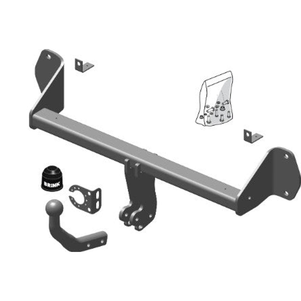 BMW 1 (F20) Brink Swan Neck (Fixed) Wiring Harness Included (2010-2019)