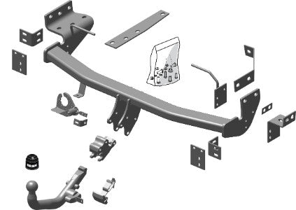INFINITI QX70  Detachable towbar  Wiring Harness Included