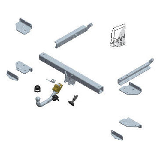 Mercedes-Benz GLE (W166) Detachable Towbar Wiring Harness Included (2015-2023)
