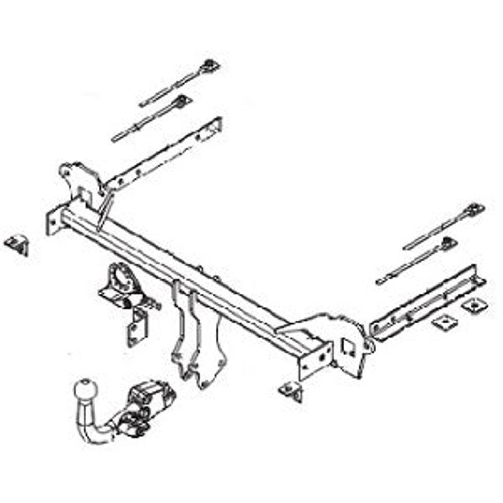 Subaru Xv (Gp) Detachable Towbar Wiring Harness Included (2011-2017)