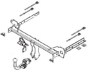 SUBARU XV (GP)  Detachable towbar  Wiring Harness Included