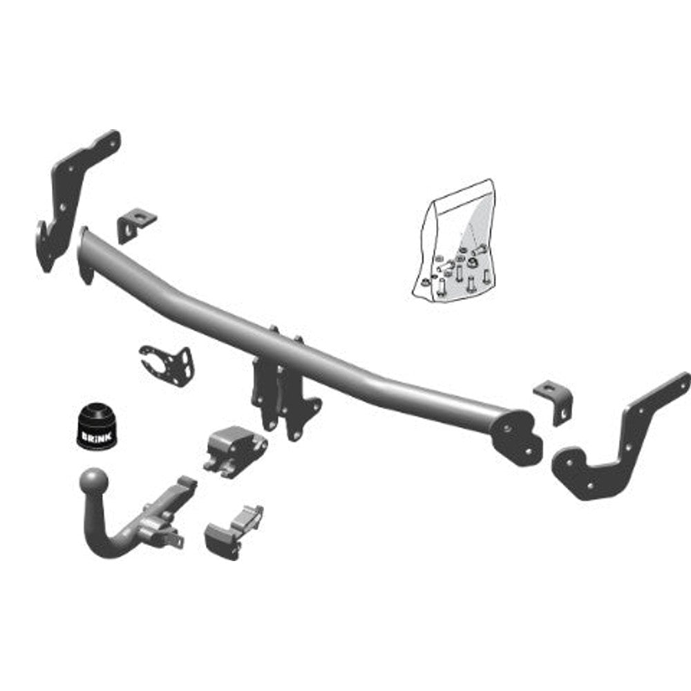 Peugeot 208 (A9) Detachable Towbar Wiring Harness Included (2012-2019)