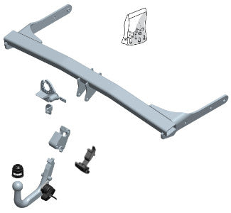 VW PASSAT (362)  Detachable towbar  Wiring Harness Included
