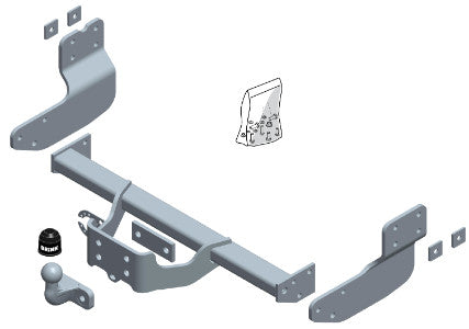 FORD TRANSIT CUSTOM Box/Bus  Flanged ball towbar  Wiring Harness Included