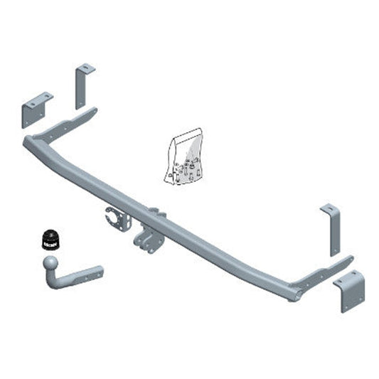 Renault Kangoo / Kangoo Express (Fw/Kw) Brink Swan Neck (Fixed) Wiring Harness Included (2008-2021)