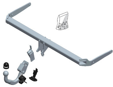 VW GOLF VII (5G1, BQ1, BE1, BE2)  Detachable towbar  Wiring Harness Included