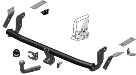 PEUGEOT 4008  Brink swan neck (fixed)  Wiring Harness Included