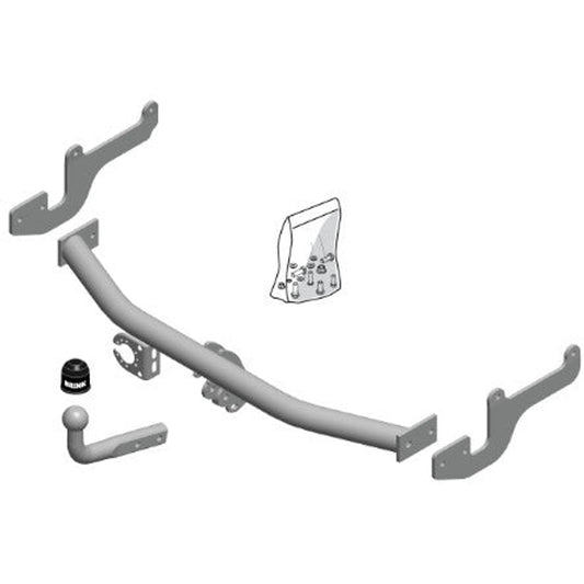 Renault Clio IV (Bh_) Brink Swan Neck (Fixed) Wiring Harness Included (2012-2018)