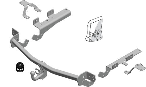 TOYOTA RAV 4 IV (_A4_)  Brink swan neck (fixed)  Wiring Harness Included
