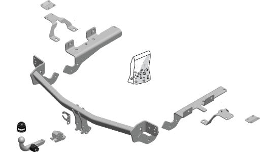 TOYOTA RAV 4 IV (_A4_)  Detachable towbar  Wiring Harness Included