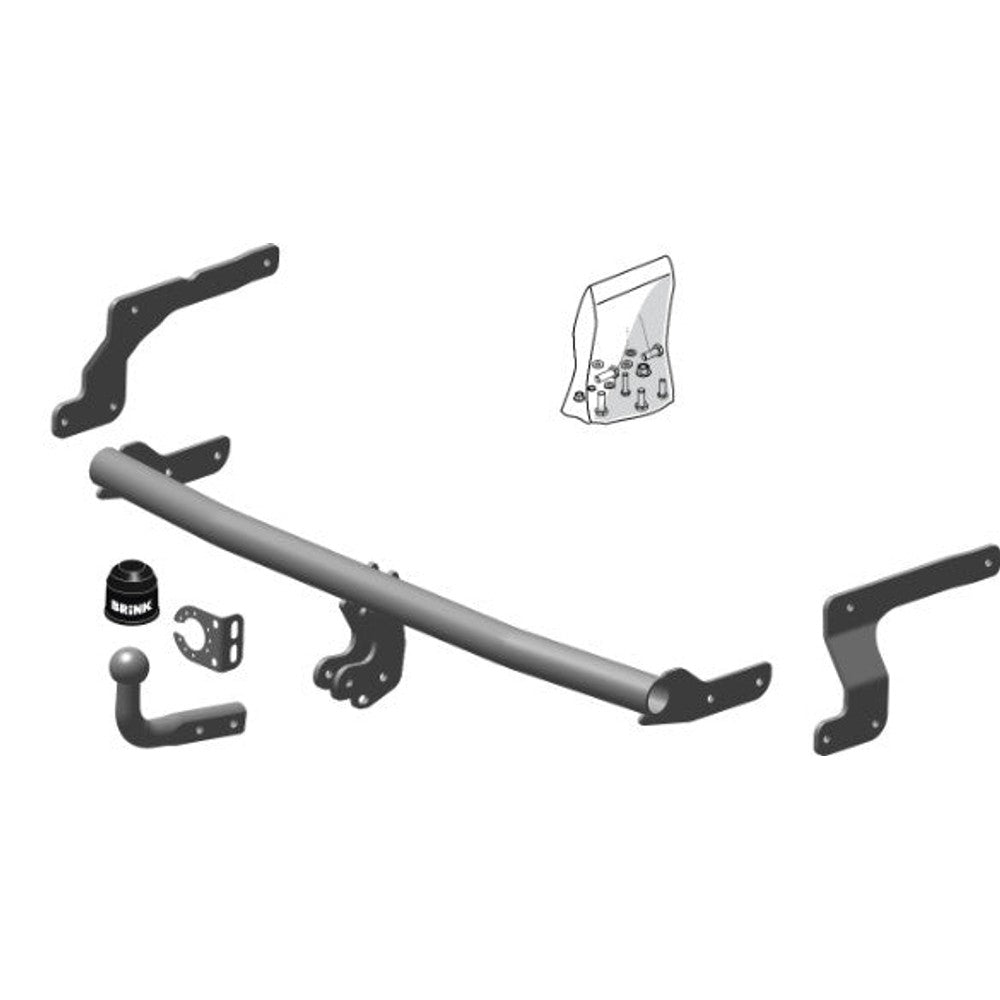 Renault Sandero II Brink Swan Neck (Fixed) Wiring Harness Included (2012-Current)
