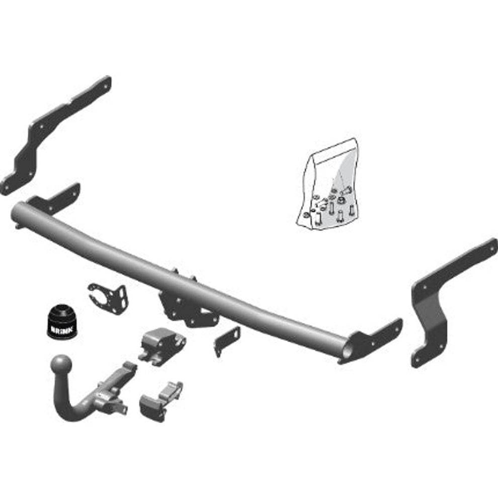 Renault Sandero II Detachable Towbar Wiring Harness Included (2012-Current)