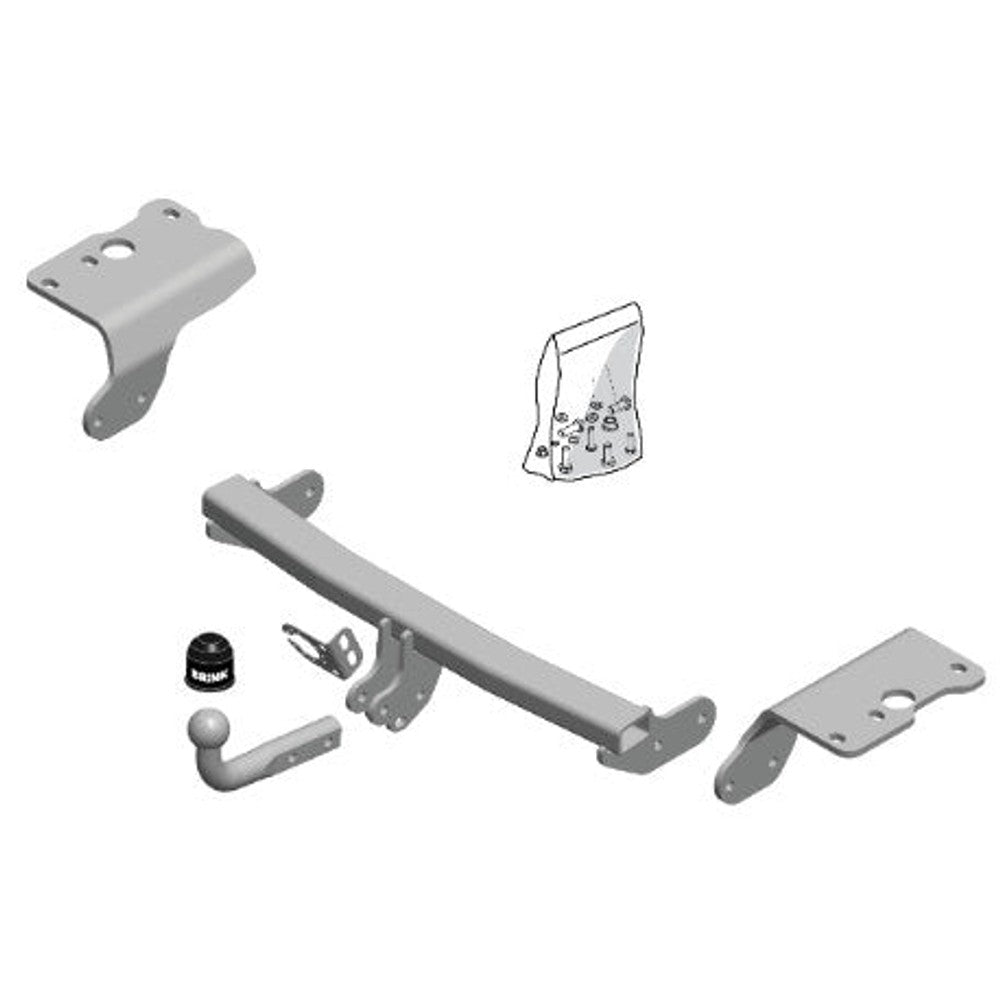 Toyota Auris (_E18_) Brink Swan Neck (Fixed) Plug n Play Wiring Harness Included (2012-2018)
