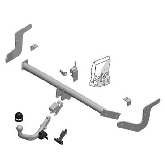 Peugeot 2008 Detachable Towbar Wiring Harness Included