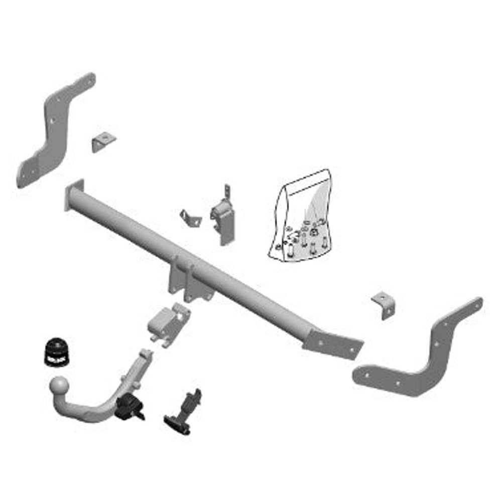 Peugeot 2008 Detachable Towbar Wiring Harness Included
