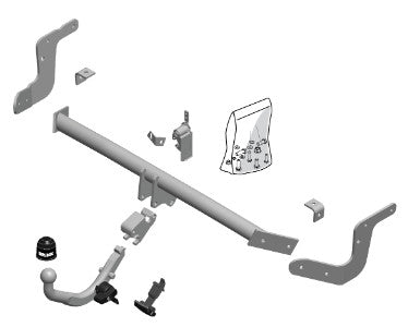 PEUGEOT 2008  Detachable towbar  Wiring Harness Included