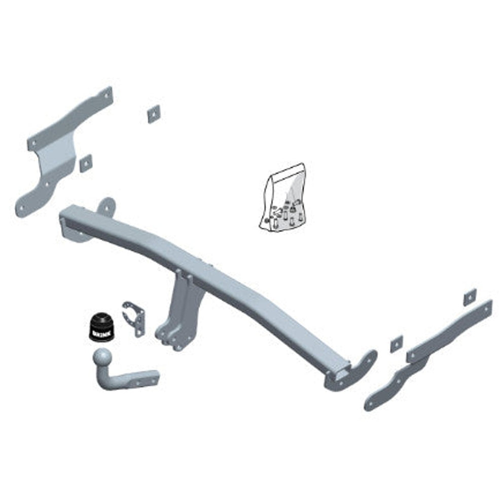 Mazda 3 (Bm, Bn) Brink Swan Neck (Fixed) Wiring Harness Included (2013-2019)