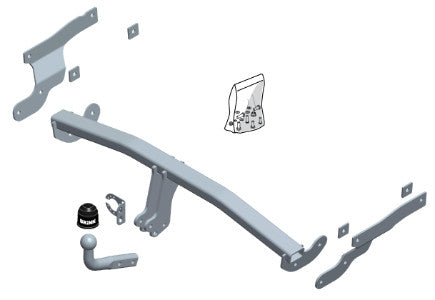 MAZDA 3 (BM, BN)  Brink swan neck (fixed)  Wiring Harness Included