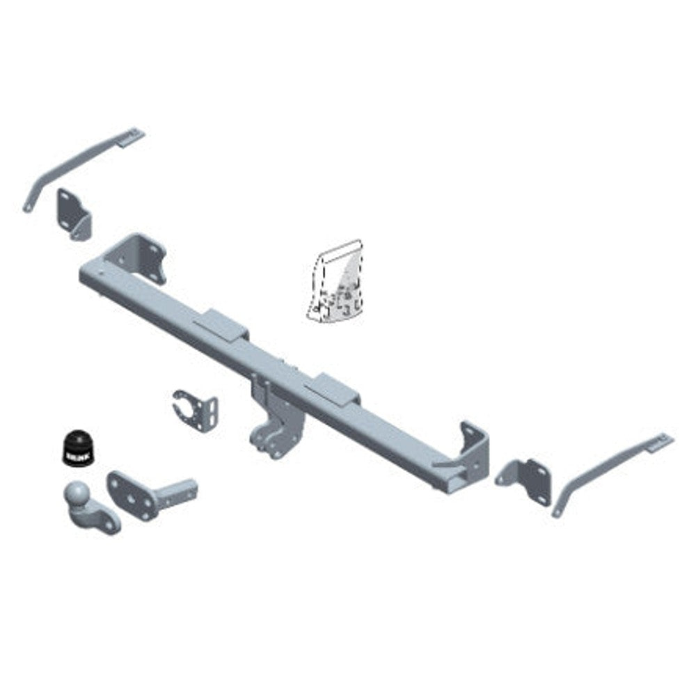 Ford Tourneo Connect / Grand Tourneo Connect Kombi Flanged Ball Towbar Wiring Harness Included (2013-2024)