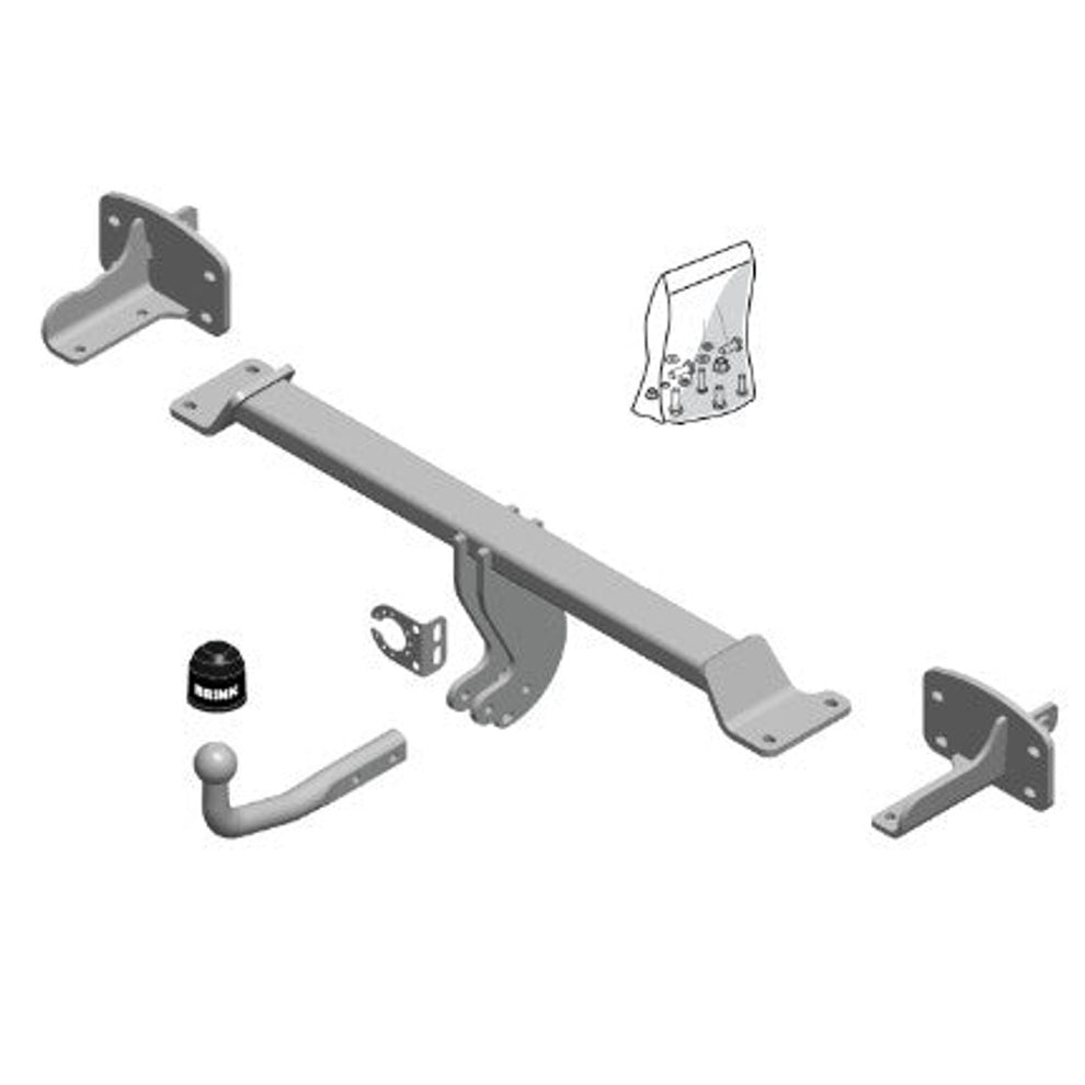 Mercedes-Benz Gla-Class (X156) Brink Swan Neck (Fixed) Wiring Harness Included (2013-2020)