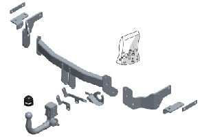 HYUNDAI SANTA FÉ III (DM)  Detachable towbar  Wiring Harness Included