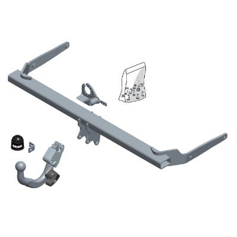 VW Passat (3G2) Detachable Towbar Wiring Harness Included (2014-Current)