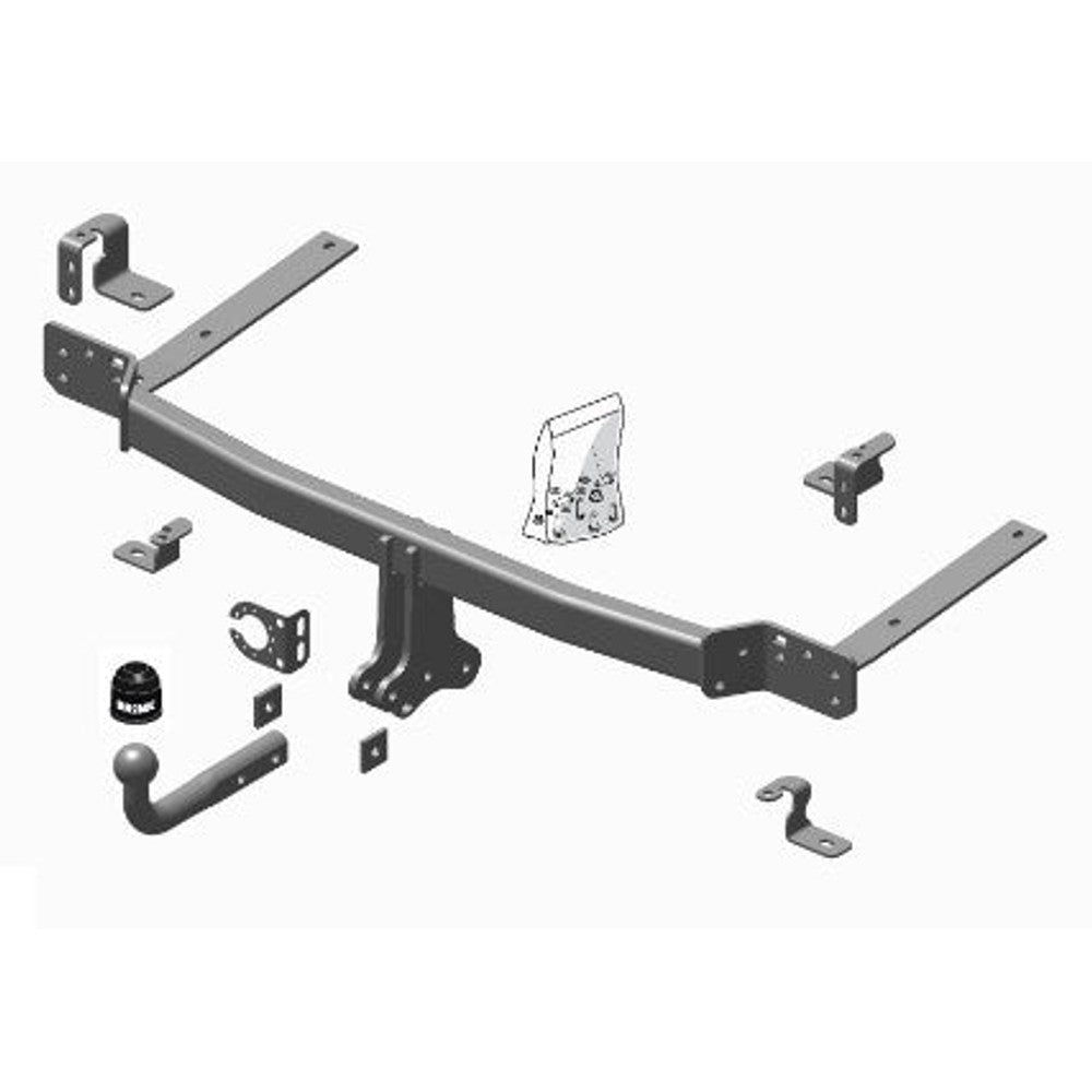 Honda CR-V IV (Rm_) Brink Swan Neck (Fixed) Wiring Harness Included (2012-2018)