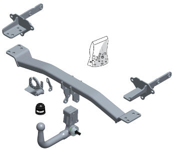 JEEP RENEGADE (BU)  Detachable towbar  Wiring Harness Included