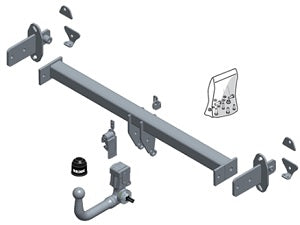 MERCEDES-BENZ GLC (X253)  Detachable towbar  Wiring Harness Included