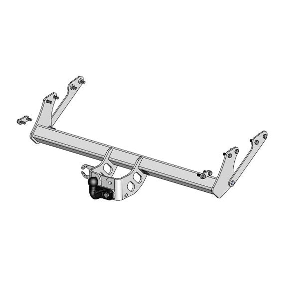 Toyota Hilux VIII Pickup (GD6) Flanged Ball Towbar Plug n Play Wiring Harness Included (2015-Current)