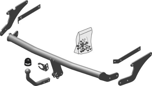 RENAULT MEGANE IV (B9A/M_)  Brink swan neck (fixed)  Wiring Harness Included