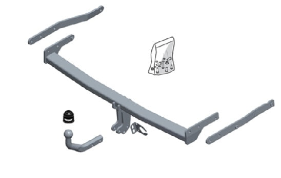 RENAULT SCÉNIC III (JZ0/1_)  Brink swan neck (fixed)  Wiring Harness Included