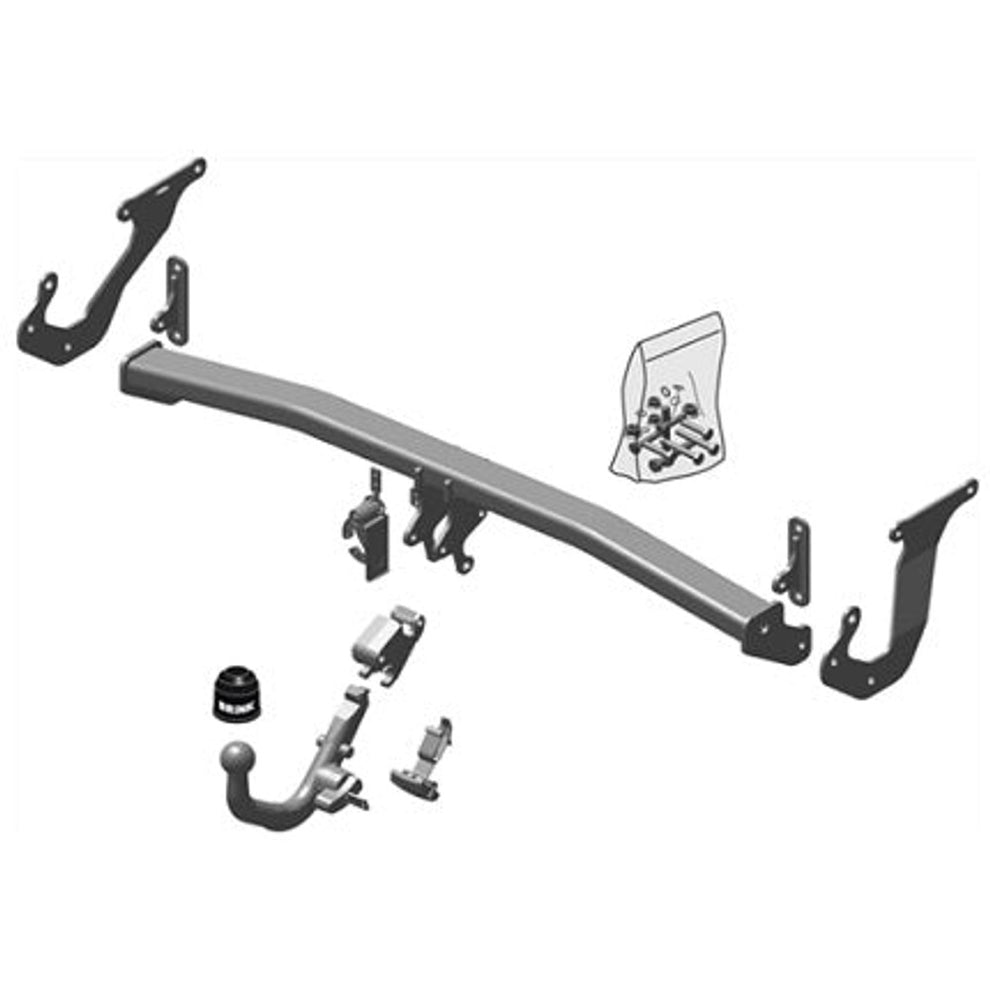 Peugeot 5008 II Detachable Towbar Wiring Harness Included (2016-Current)