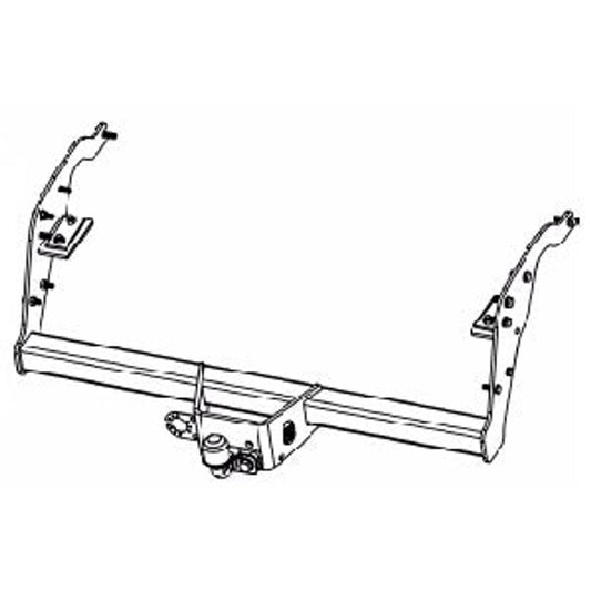 Mazda BT-50 Pickup (Up, Ur) Flanged Ball Towbar Wiring Harness Included (2011-2019)