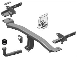 JEEP COMPASS (MP)  Brink swan neck (fixed)  Wiring Harness Included