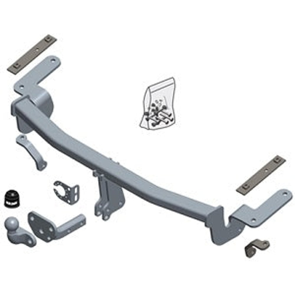 VW Caddy III Flanged Ball Towbar Wiring Harness Included (2004-2015)