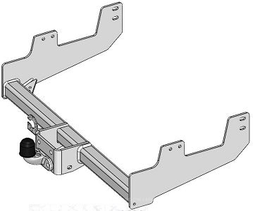 MAHINDRA PIK-UP  Flanged ball towbar  Wiring Harness Included