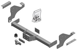 MERCEDES-BENZ X-CLASS (470)  Flanged ball towbar  Wiring Harness Included
