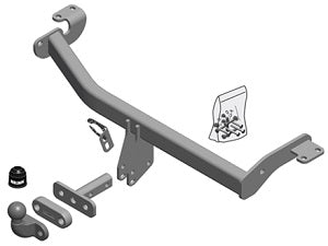 SUZUKI JIMNY Closed Off-Road Vehicle (A6G)  Flanged ball towbar  Wiring Harness Included