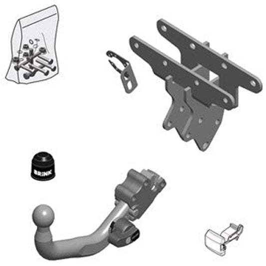 Jeep Wrangler IV (JK. JL) Detachable Towbar Wiring Harness Included (2007-Current)