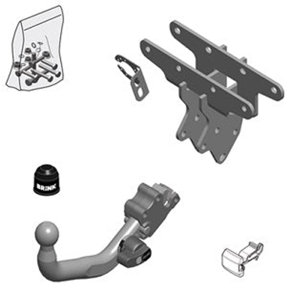 Jeep Wrangler IV (JK. JL) Detachable Towbar Plug n Play Wiring Harness Included (2007-Current)