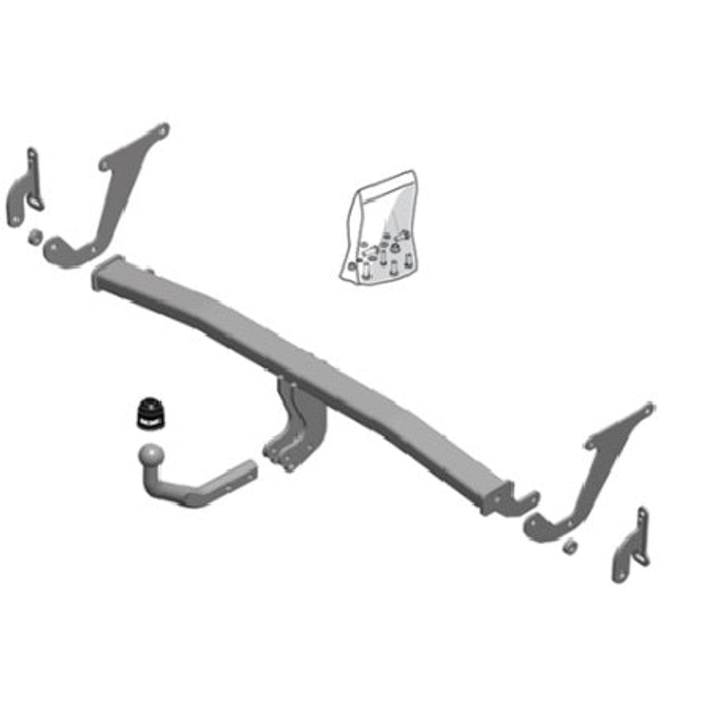 Citroen C5 Aircross Brink Swan Neck (Fixed) Wiring Harness Included (2018-Current)