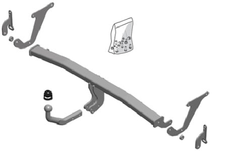 CITROËN C5 AIRCROSS  Brink swan neck (fixed)  Wiring Harness Included