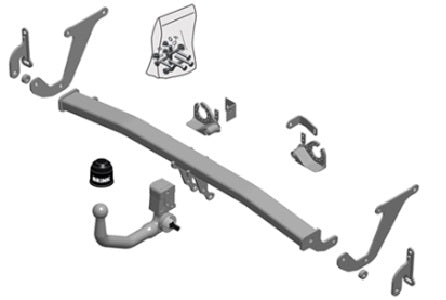 OPEL GRANDLAND X (A18)  Detachable towbar  Wiring Harness Included