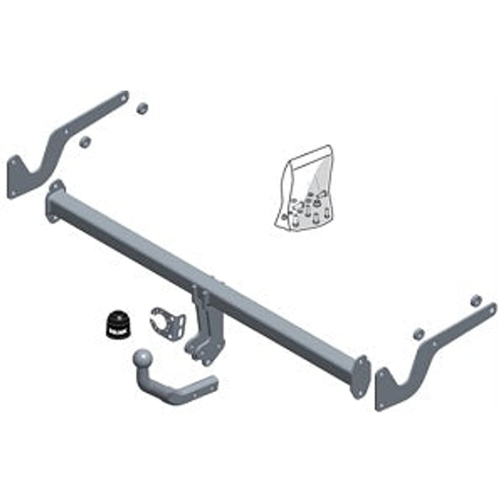 Renault Clio V (Bf_) Brink Swan Neck (Fixed) Wiring Harness Included (2019-Current)